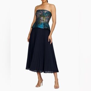 Kay Unger Giannina Strapless Midi Dress